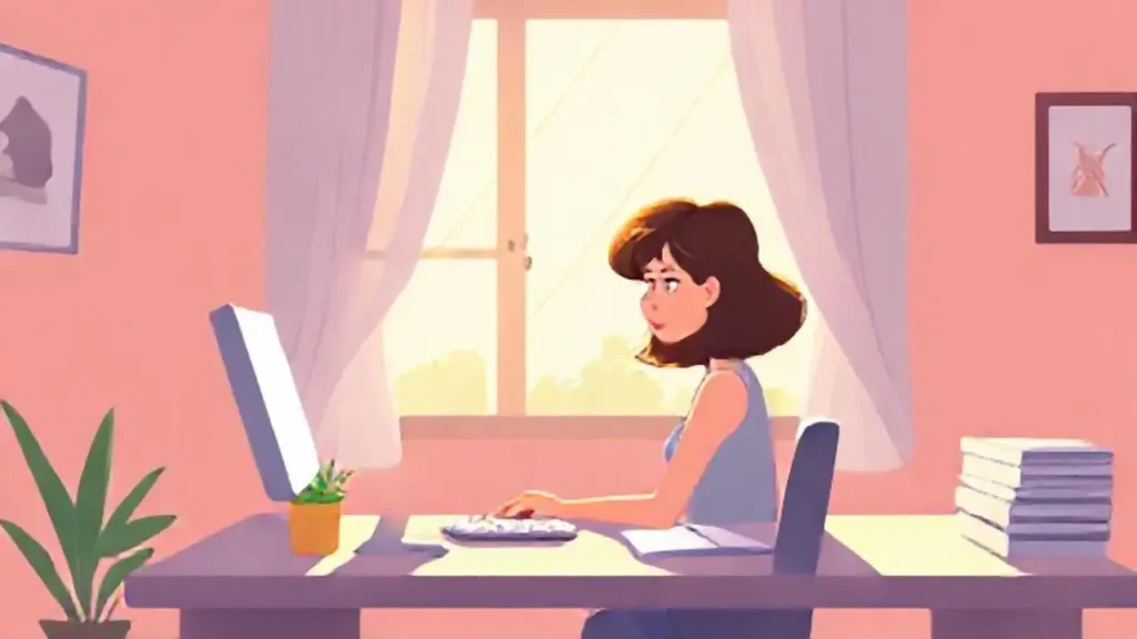 Mujer en la oficina