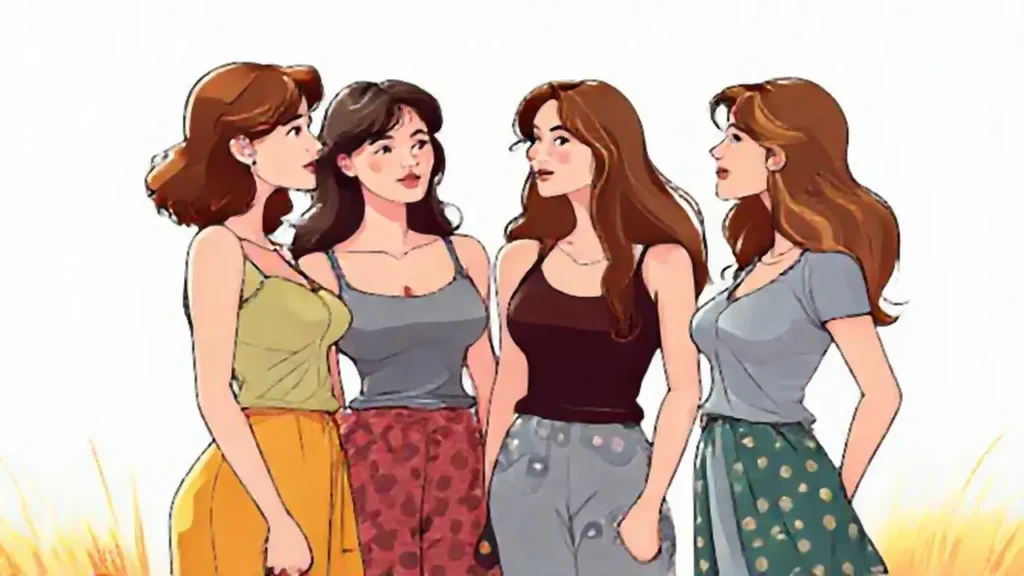 Mujeres cerca de un pozo