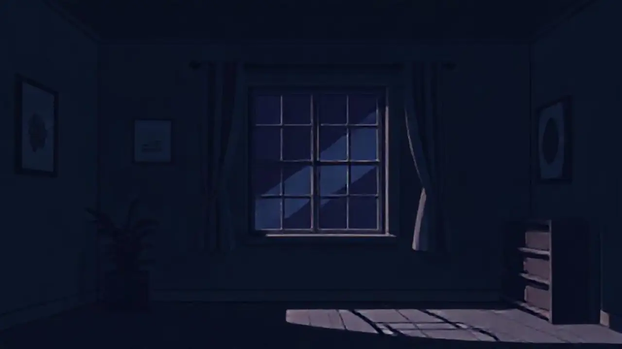 Oscuridad con una ventana