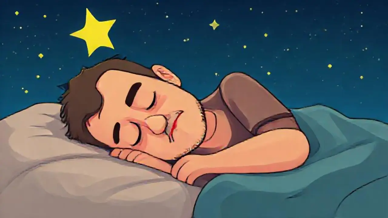 Un anciano duerme bajo las estrellas