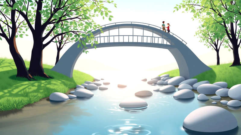 Un río fluye hacia la sanación y esperanza