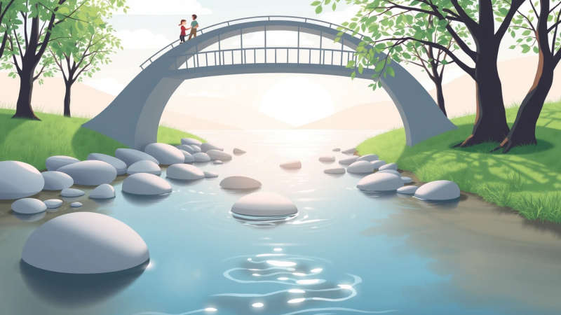 Un río fluye hacia la sanación y esperanza