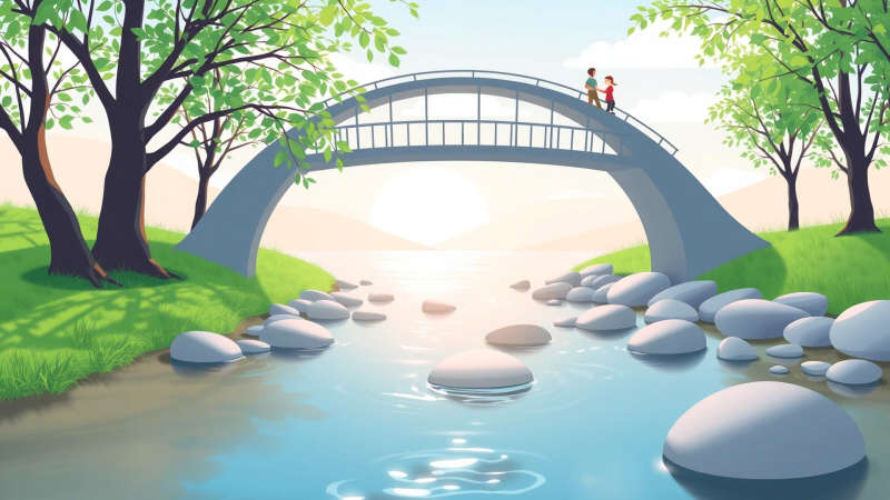 Un río fluye hacia la sanación y esperanza