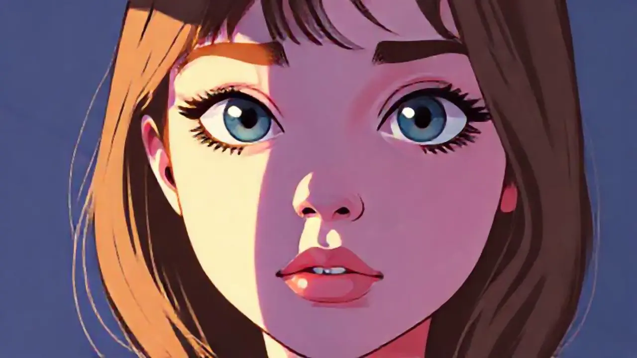 Cara pálida, sombras borrosas