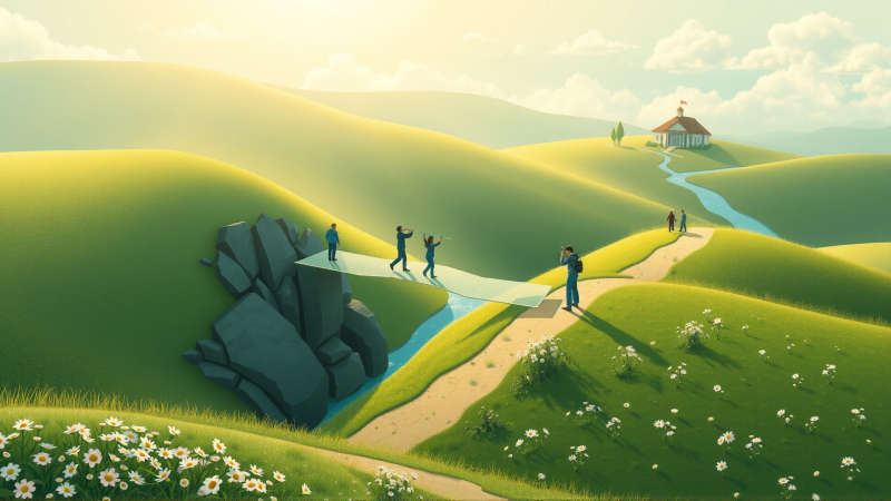 Construyen un puente hacia un futuro esperanzador