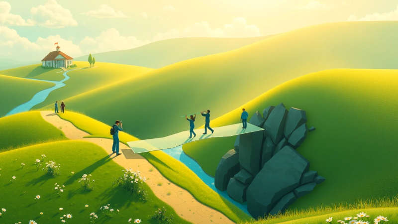 Construyen un puente hacia un futuro esperanzador