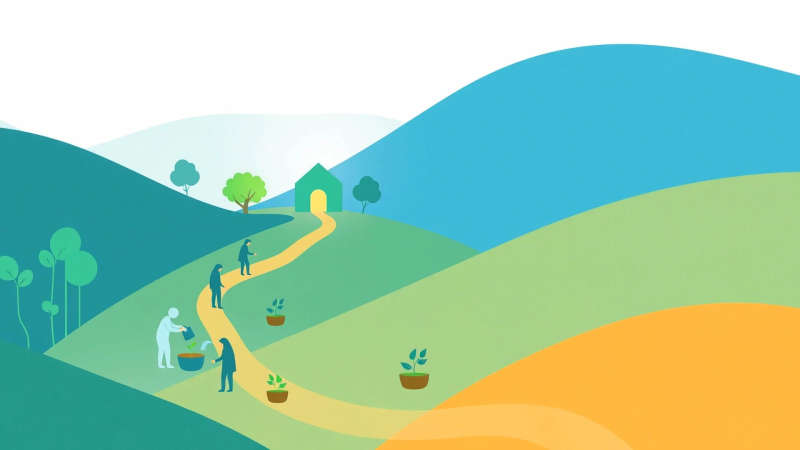 Crecimiento comunitario y esperanza en armonía