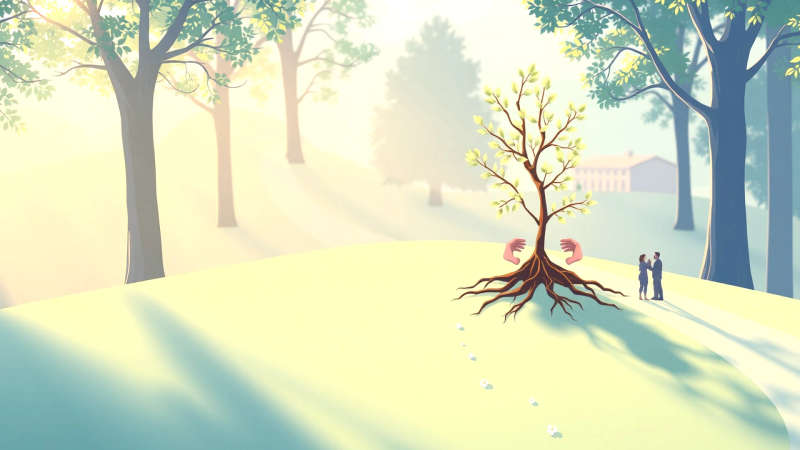Un nuevo árbol florece con apoyo y esperanza