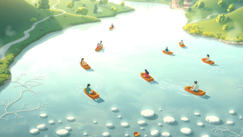 Río guía viajes hacia un destino común