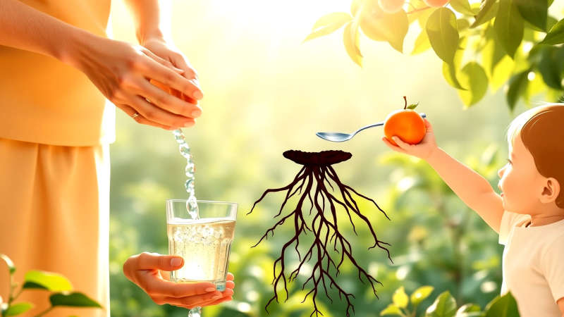 Generaciones comparten alimento y bienestar sereno
