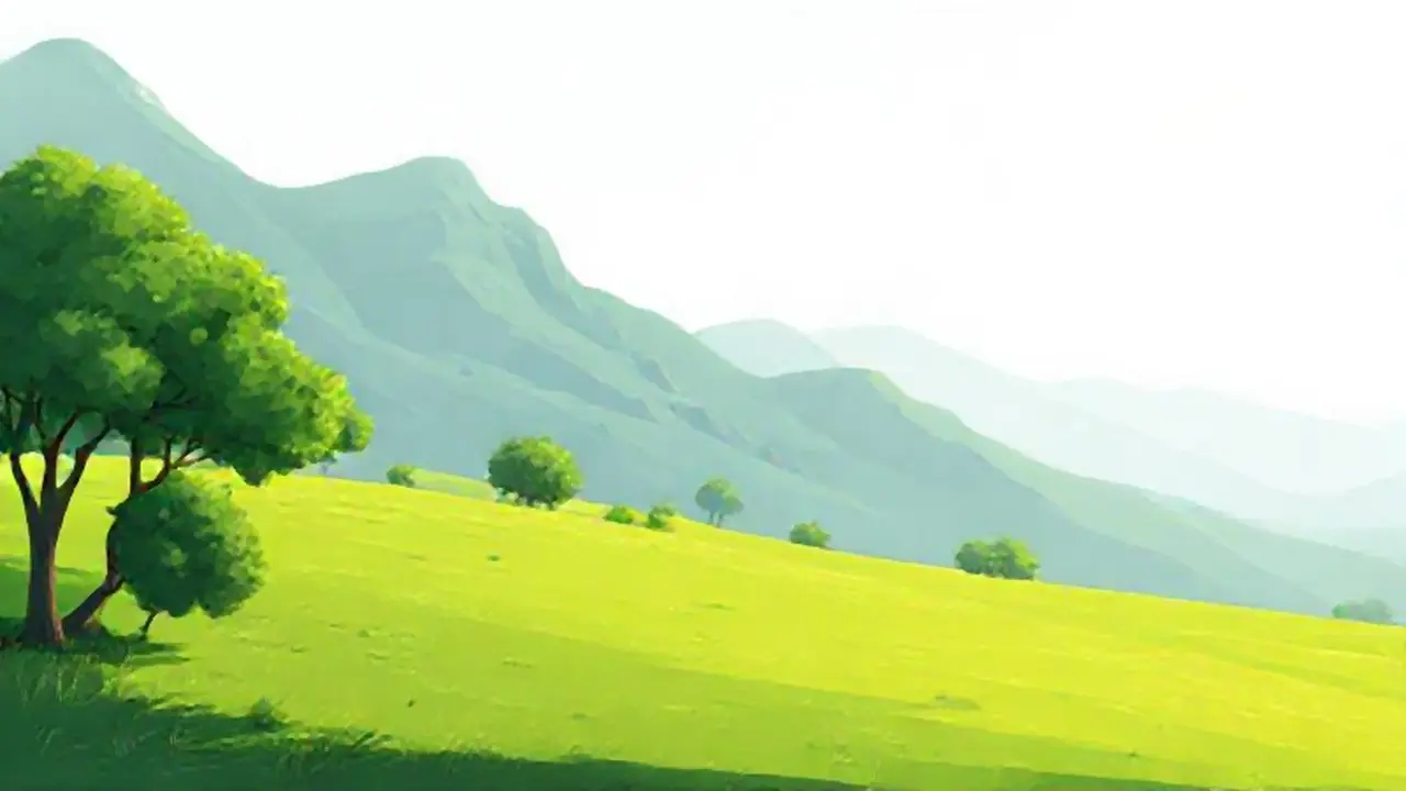 Pradera verde infinita