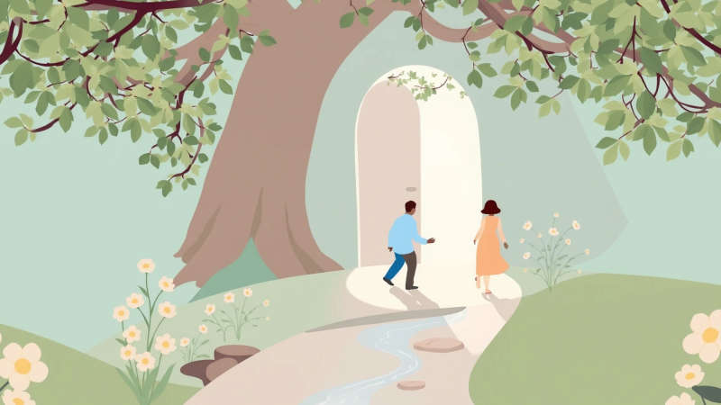 Un camino accesible invita a la serenidad