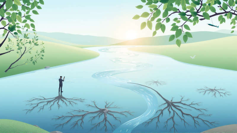 Crecimiento guiado y esperanzador en la naturaleza