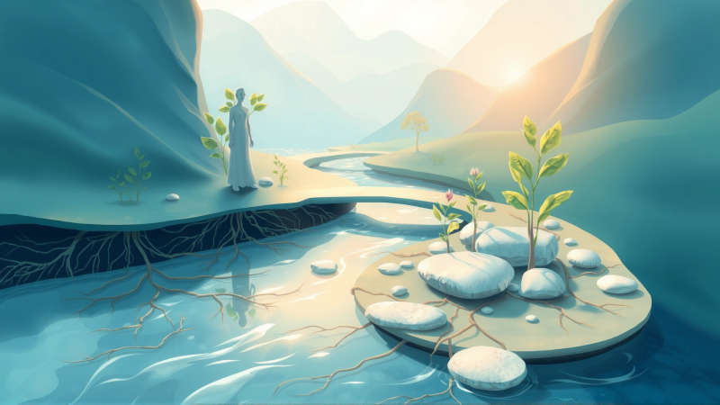 Conexión armónica entre naturaleza y construcción humana