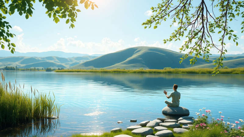 Paz y serenidad en la naturaleza