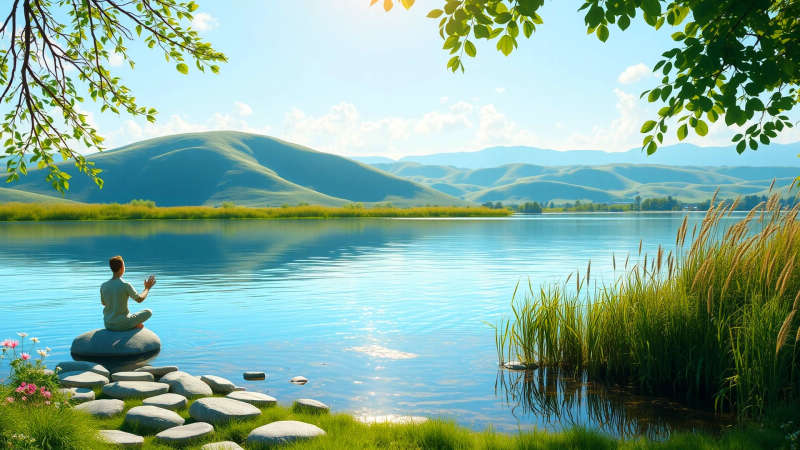 Paz y serenidad en la naturaleza