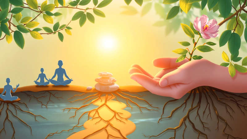 Naturaleza y bienestar se entrelazan pacíficamente