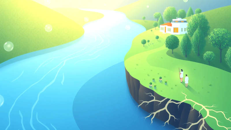 Salud integral y armonía natural visualizada