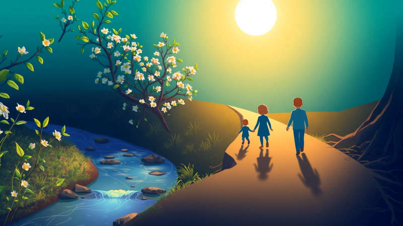 Sanación y apoyo florecen en un viaje sereno