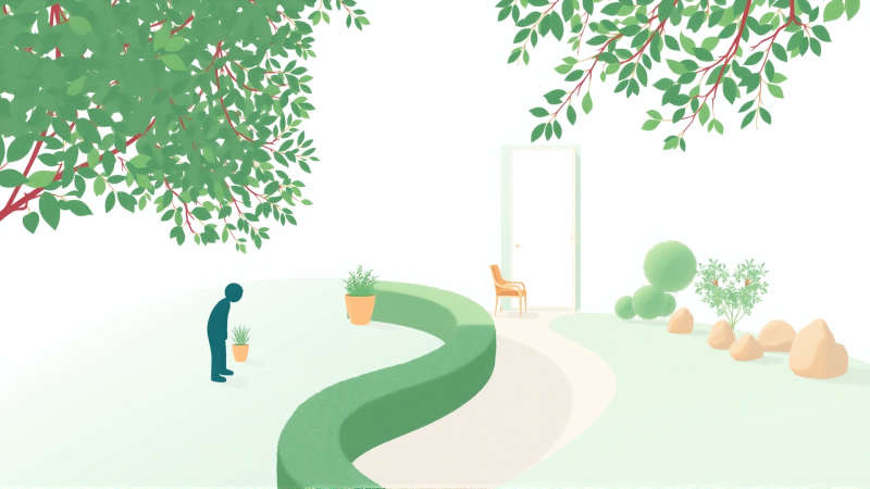 Jardín sereno promueve bienestar y esperanza