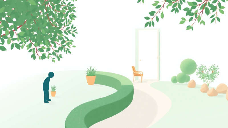 Jardín sereno promueve bienestar y esperanza