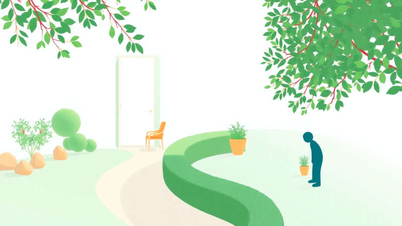 Jardín sereno promueve bienestar y esperanza