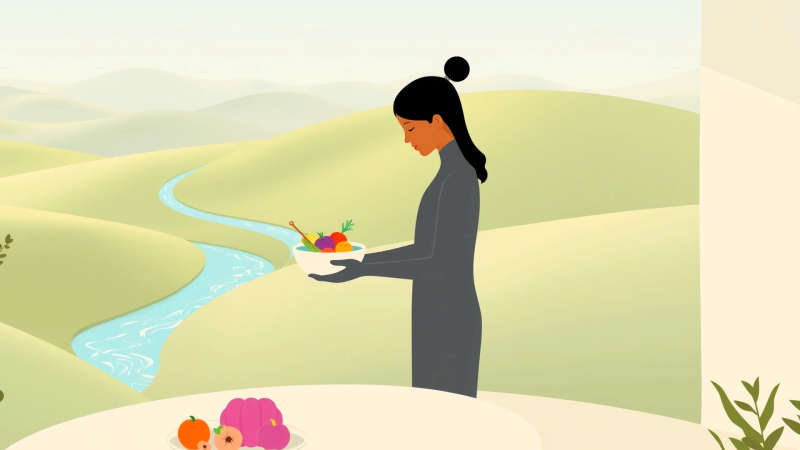 Paz y armonía en simple naturalidad