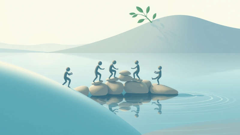 Resiliencia colaborativa emerge en suave conexión