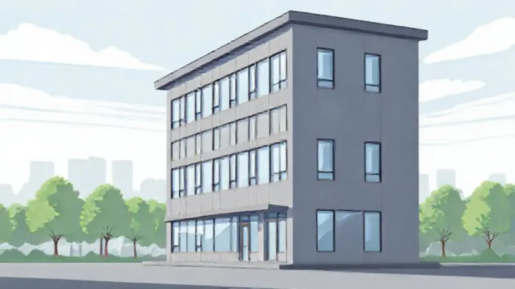 Edificio gris