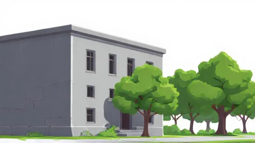 Edificio gris