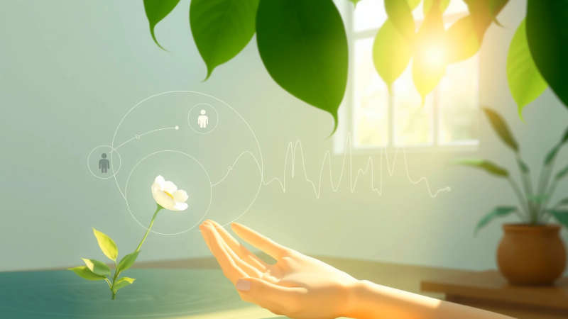 Armonía natural promueve bienestar y conexión serena