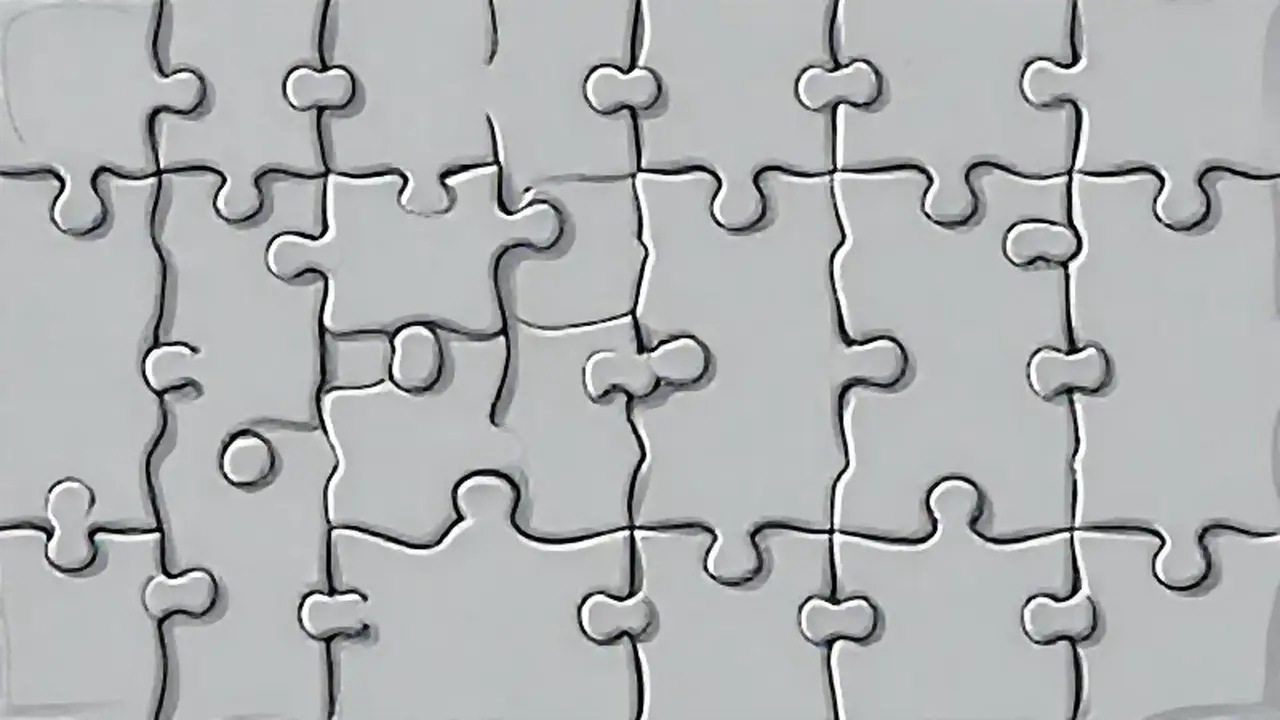 Piezas abstractas grises