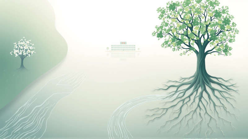 Naturaleza guiada sutilmente hacia un equilibrio pacífico