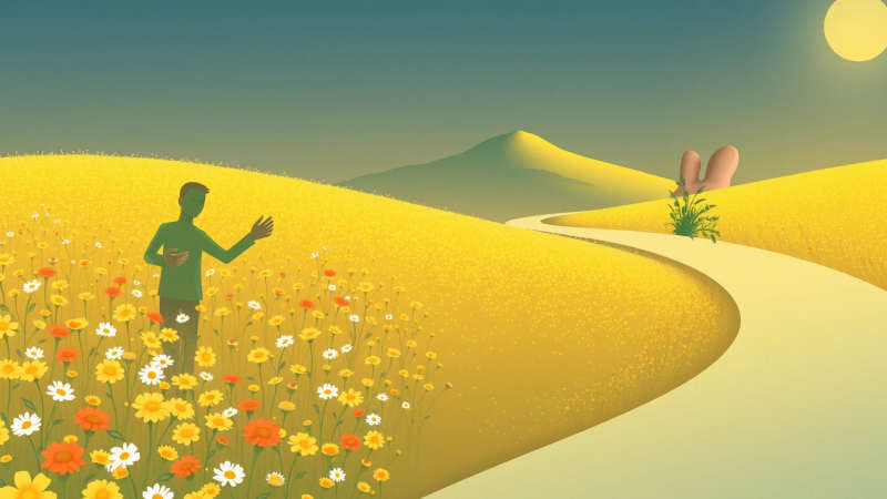 Caminos florecientes ofrecen elección y conexión sutil