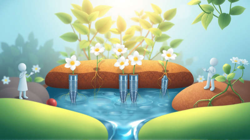 Implantes dentales: salud