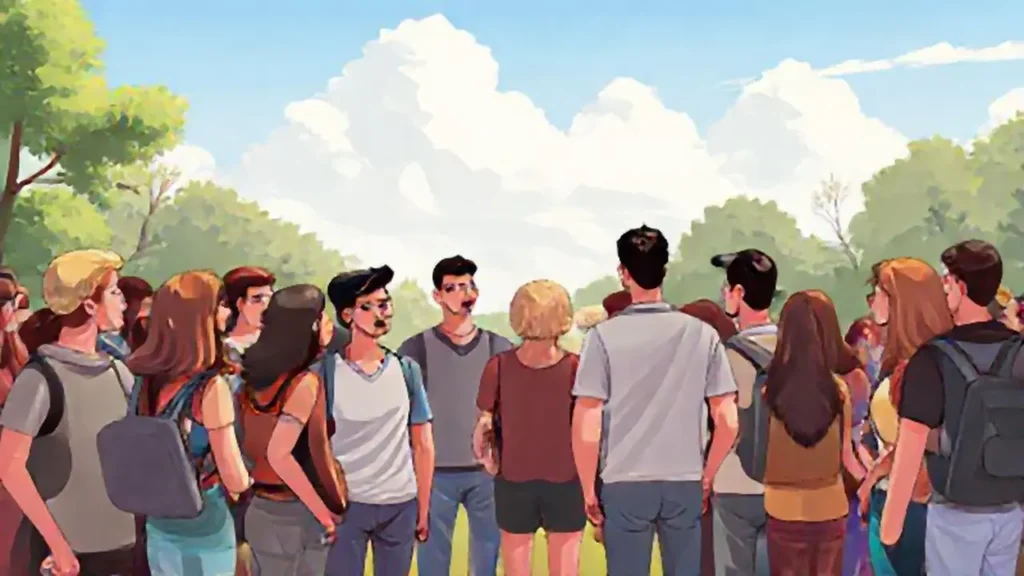 Grupos diversos se reunieron al aire libre