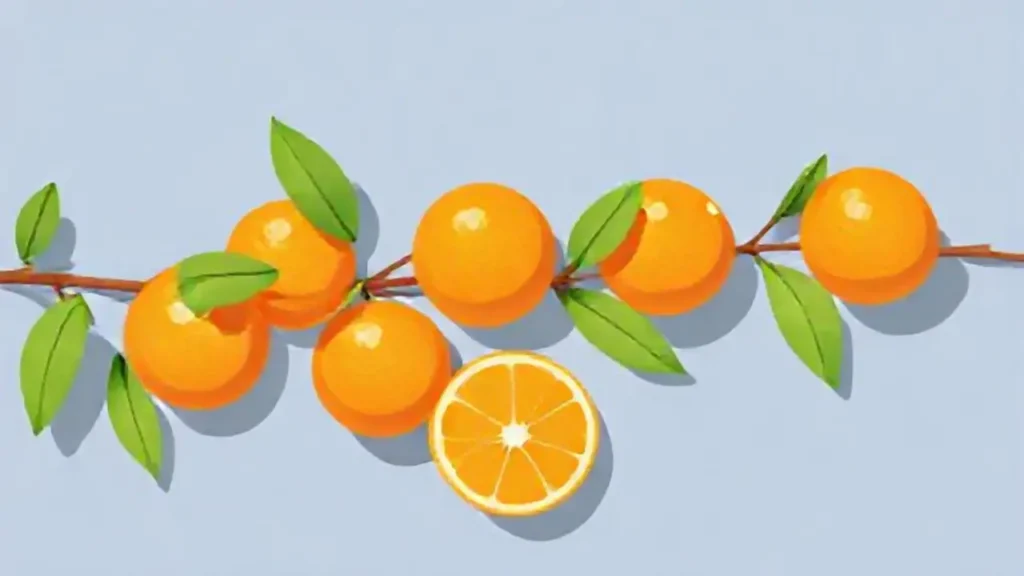 Naranjas brillantes