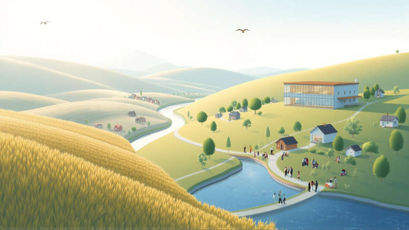 Un pueblo próspero vive en armonía natural