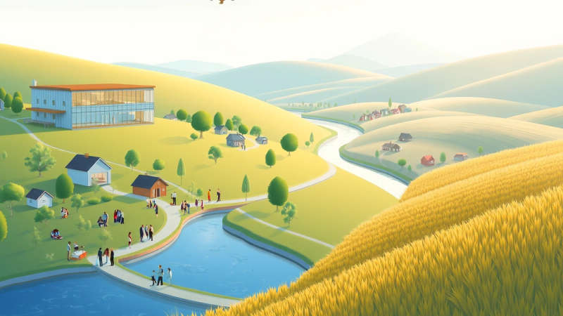 Un pueblo próspero vive en armonía natural