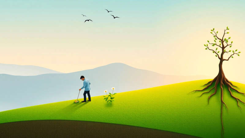 Vida frágil y resiliente en armonía natural