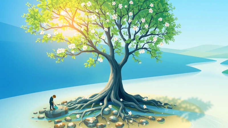 Armonía natural nutre vida y bienestar