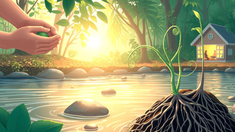 Armonía natural nutre vida y bienestar