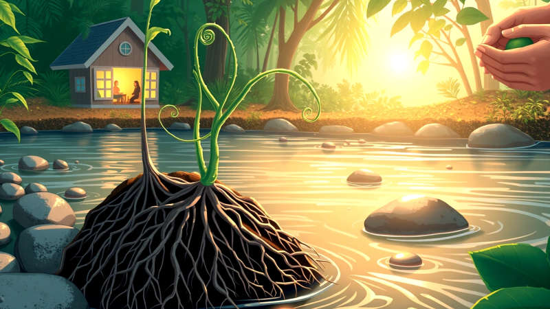 Armonía natural nutre vida y bienestar