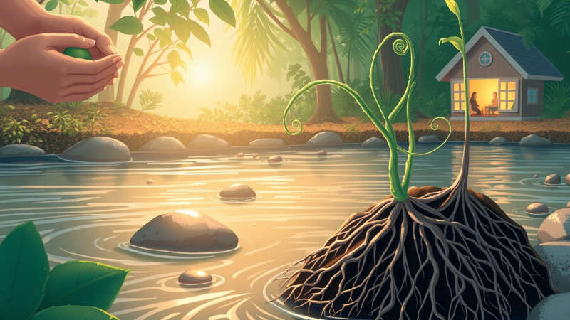 Armonía natural nutre vida y bienestar