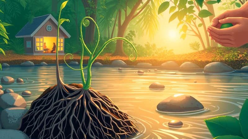 Armonía natural nutre vida y bienestar