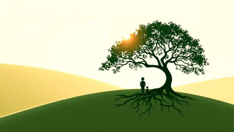 Comunidad serena y vital en la naturaleza