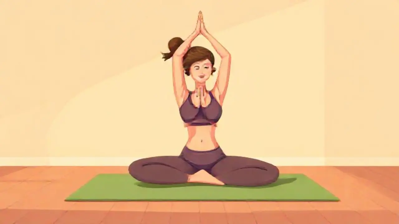 Mujer practica yoga