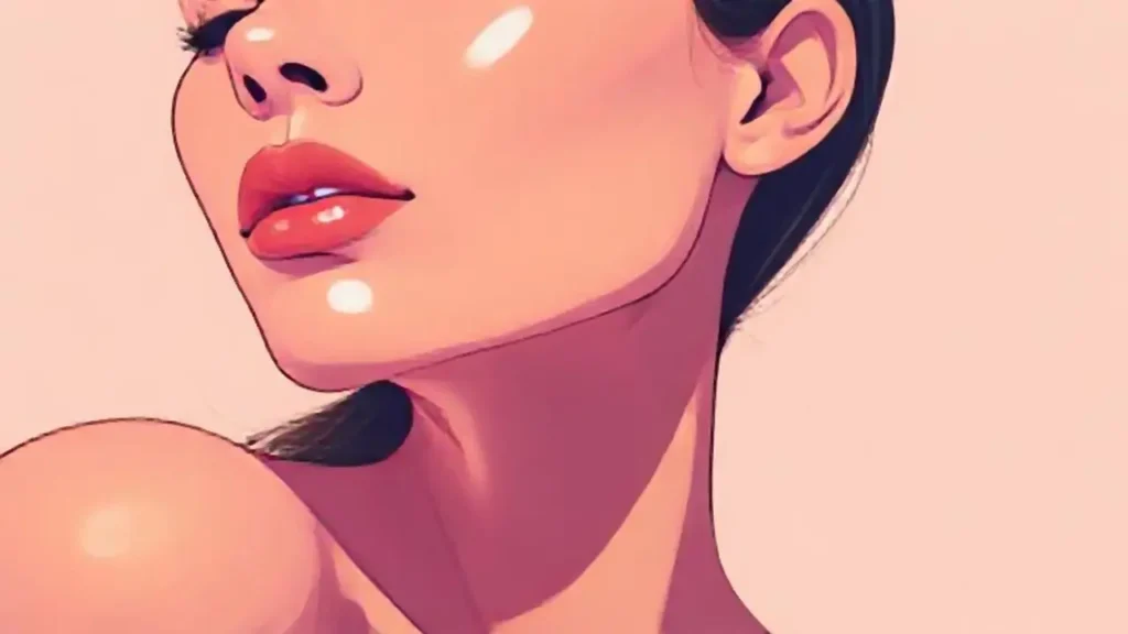 Mujer de piel lisa