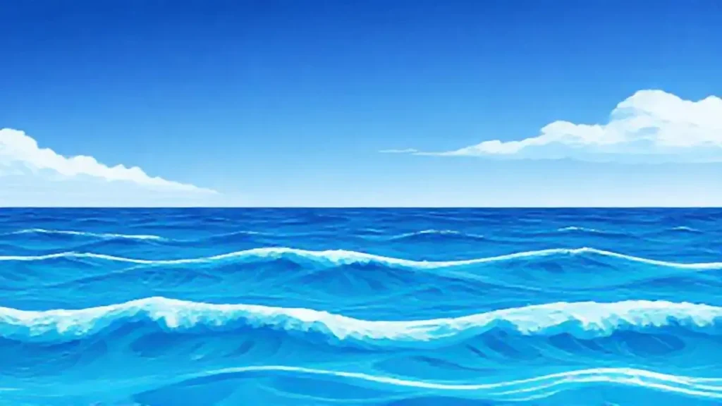 Olas azules