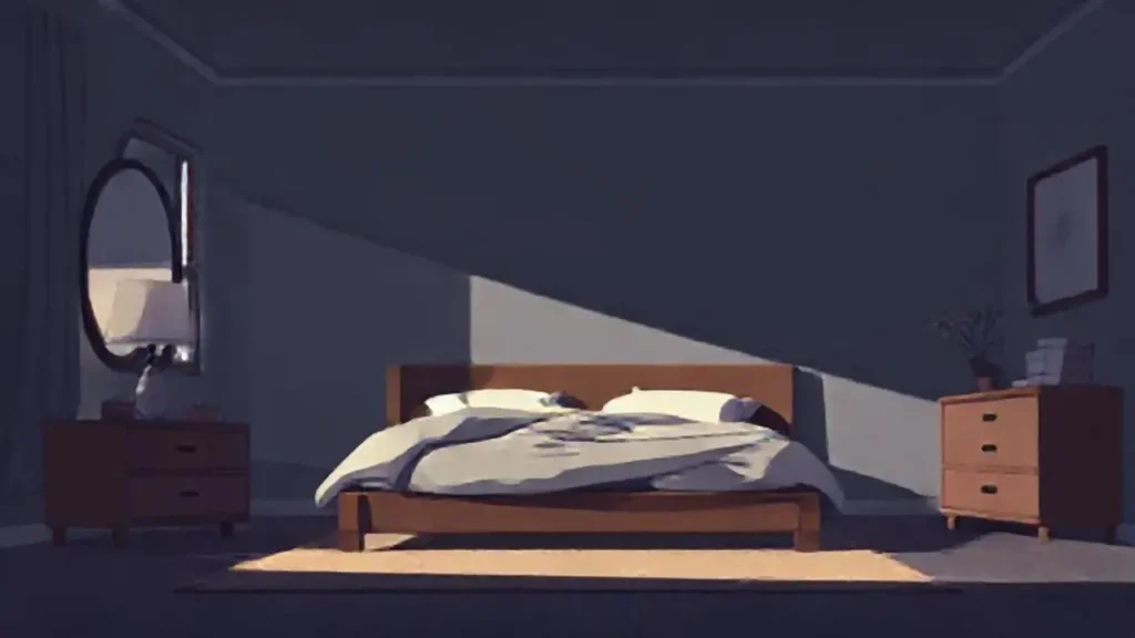 Dormitorio oscuro
